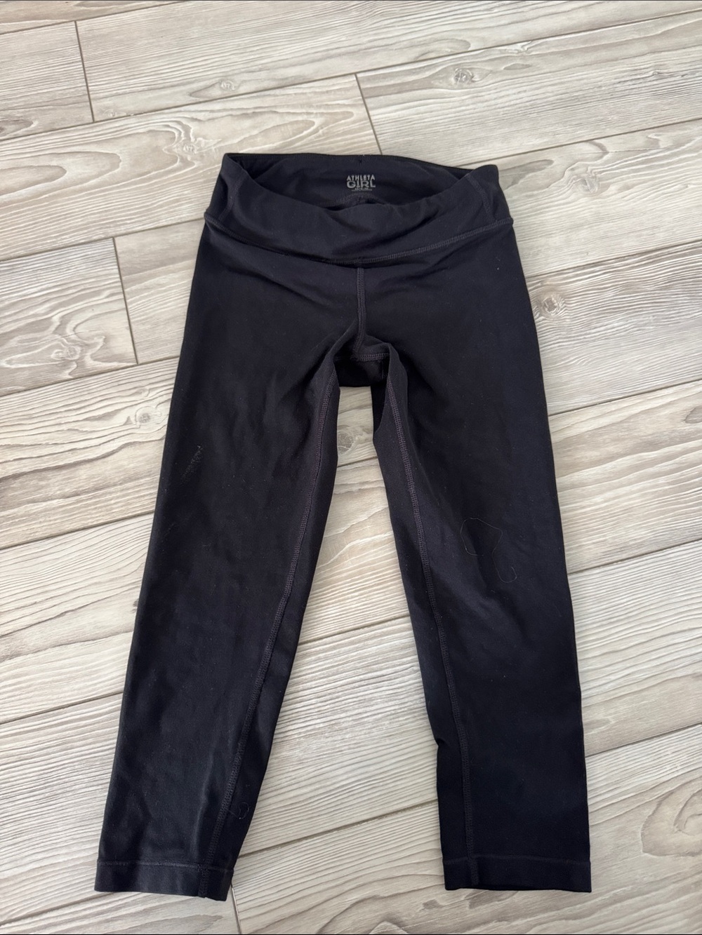 Athleta Black Girls' Capri Leggings